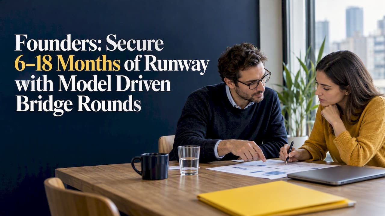Founders: Secure 6–18 Months Runway with Model Driven Bridge Rounds