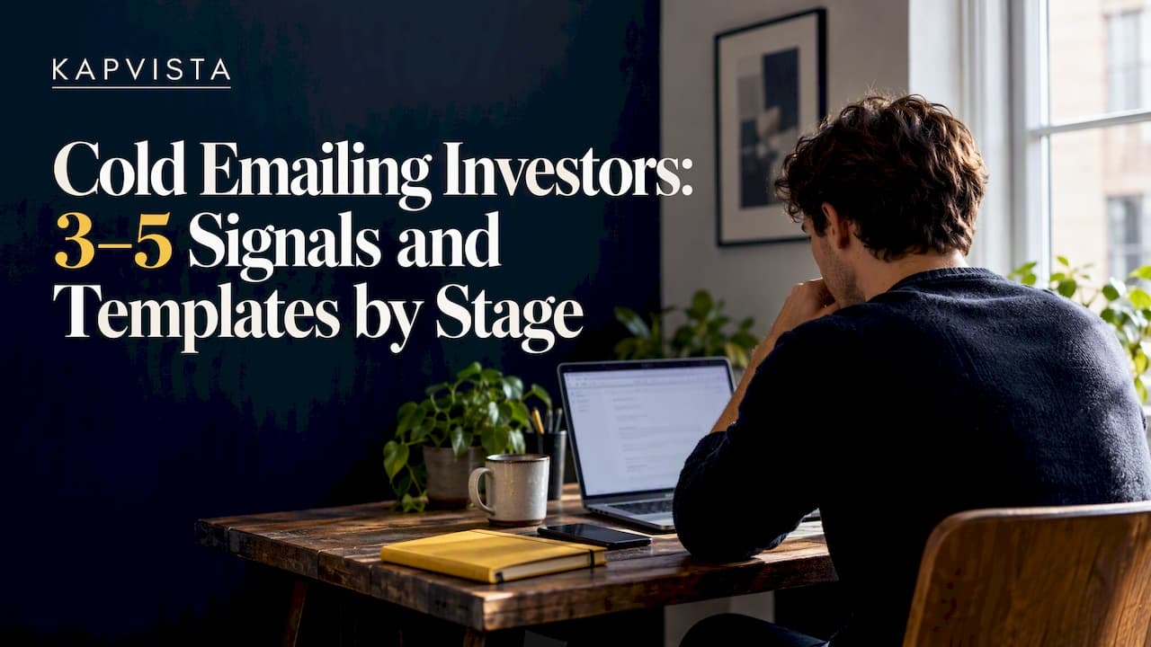 Cold Emailing Investors: 3–5 Signals and Templates by Stage
